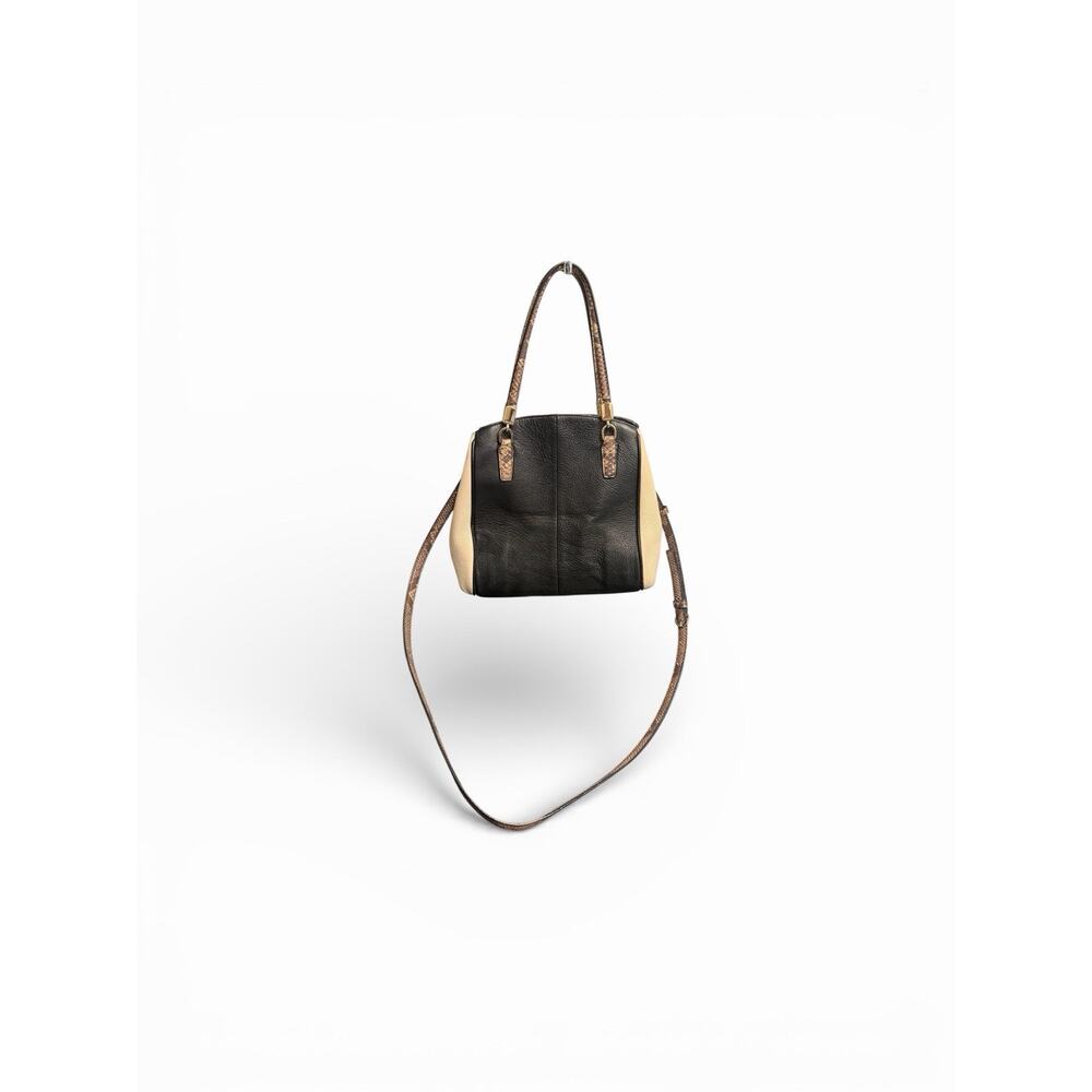 Authentic Coach Minetta Bag Black Beige Logo Gold Hardware - Picture 2 of 9